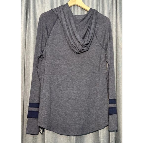 Champion Gym Issue Layering Thin Hoodie Top NWT $35 Size Small Blue - Picture 5 of 15